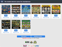 Tablet Screenshot of lukycasino.com